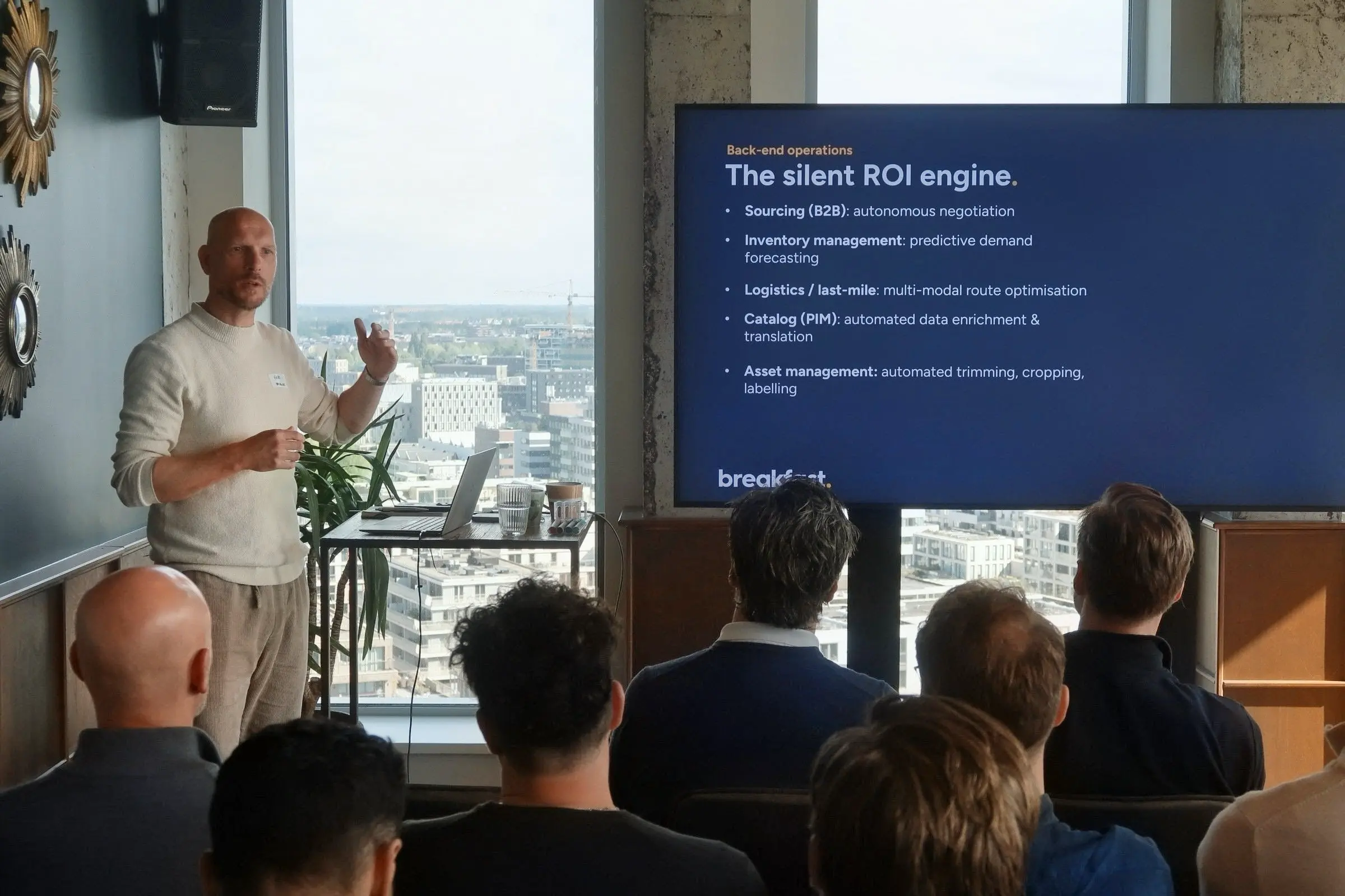 AI in B2B & B2C commerce event in de A'dam Toren